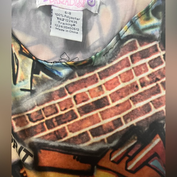 Princess Paradise Graffiti girl costume - Picture 7 of 11